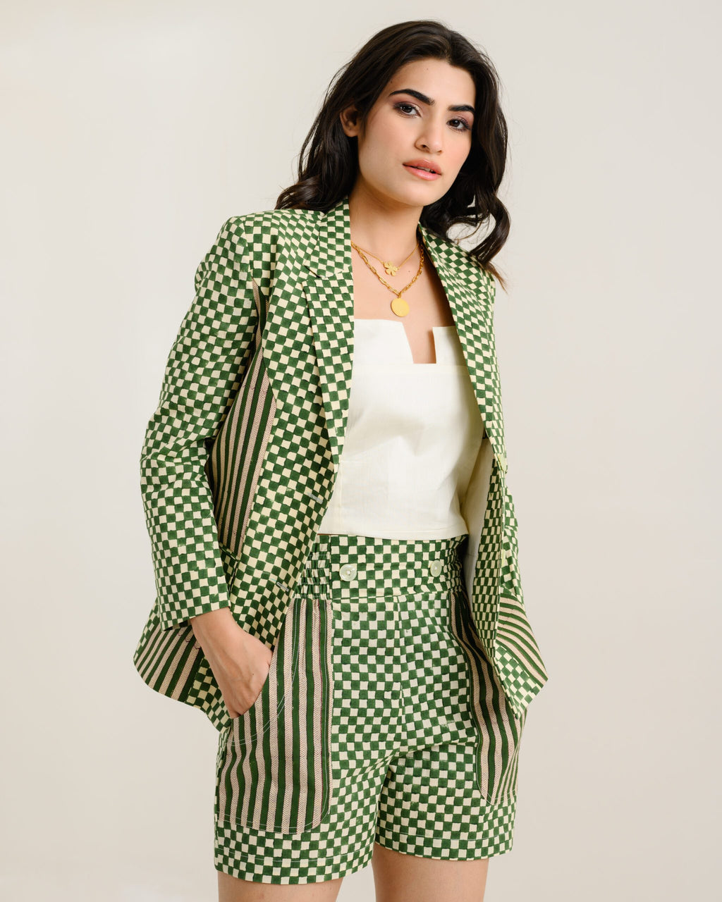 Olive Grid Set