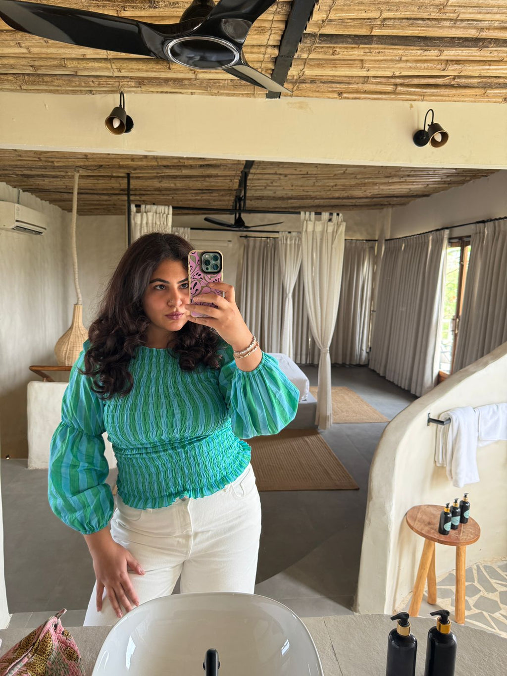 Ocean Bloom Top
