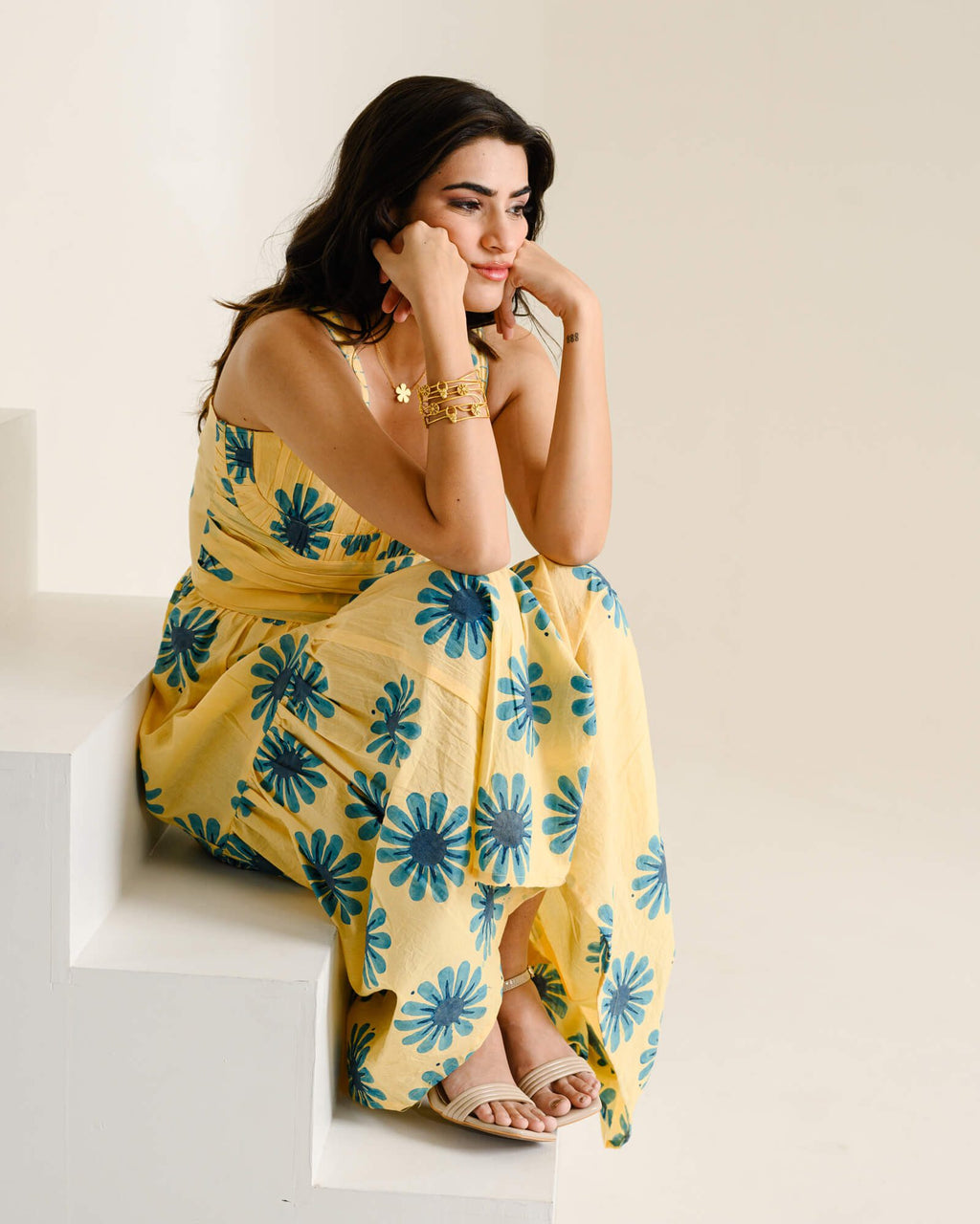 Sunny Blueblossom dress