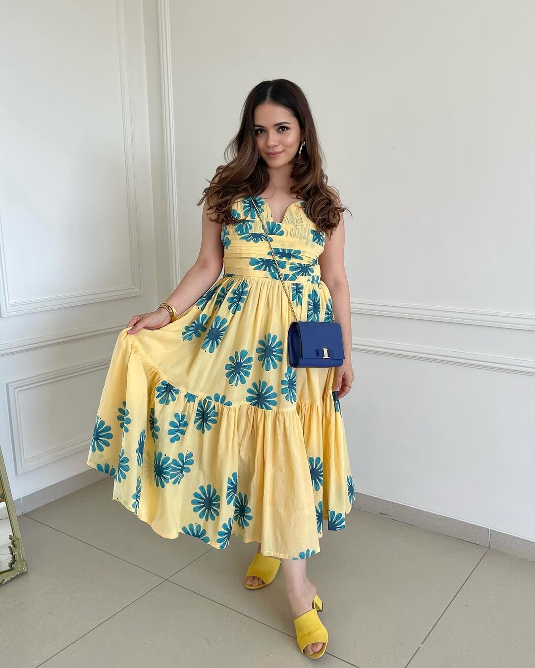 Sunny Blueblossom dress