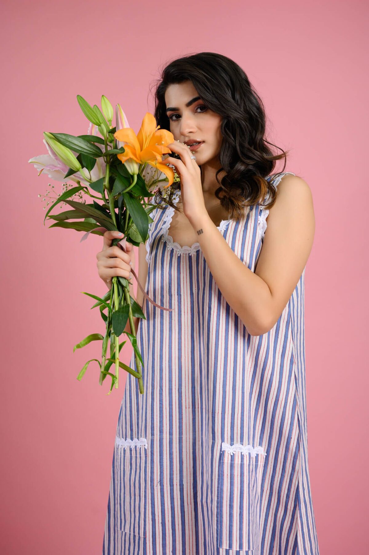 Lined dress