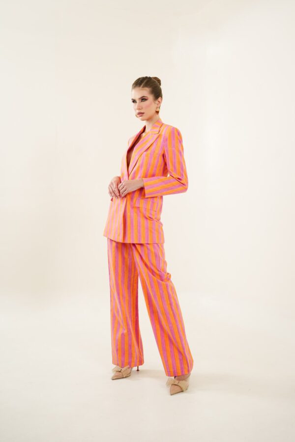 OrPink Full length model looking left