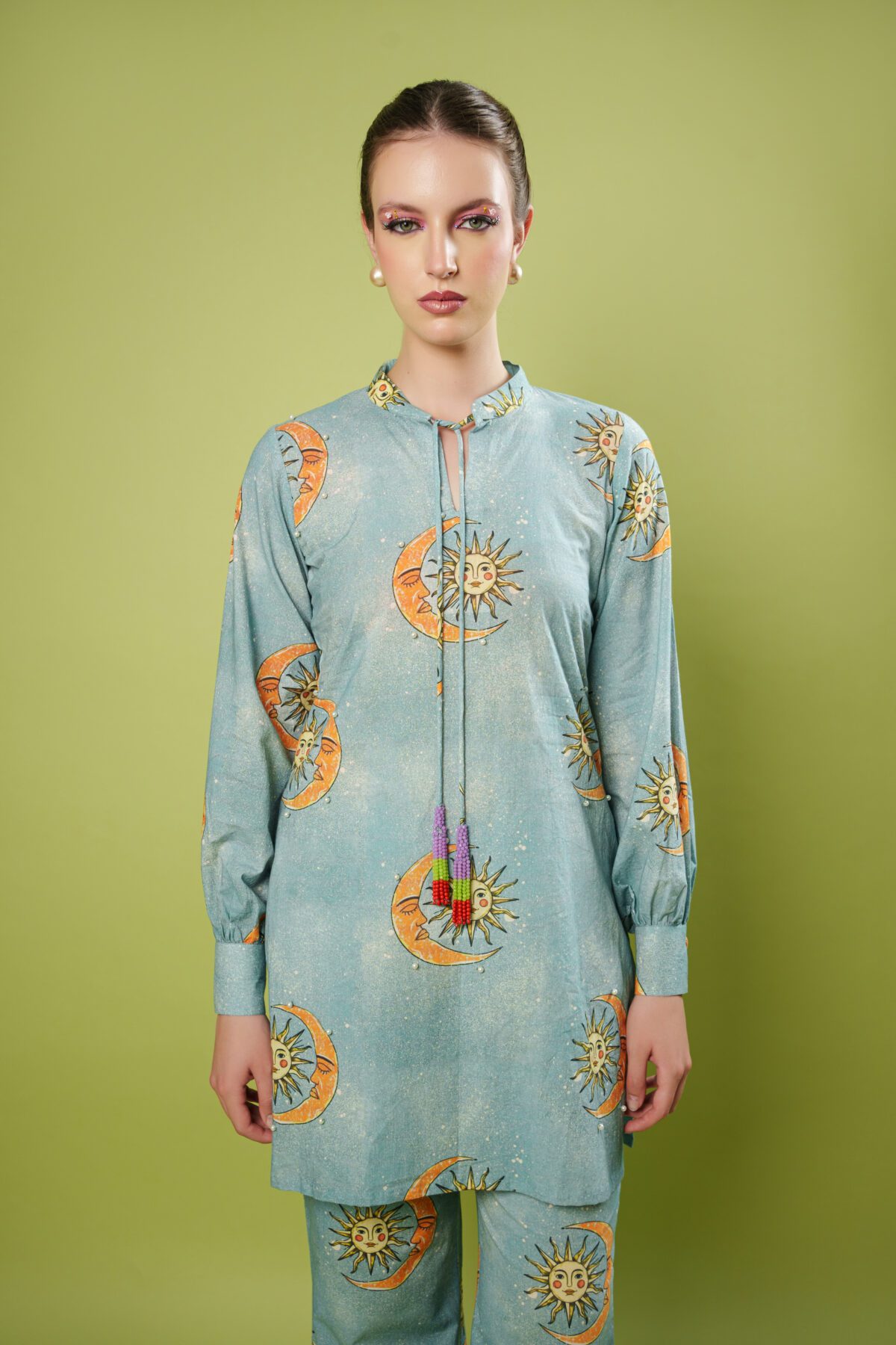 eclipse set kurta with trassel details