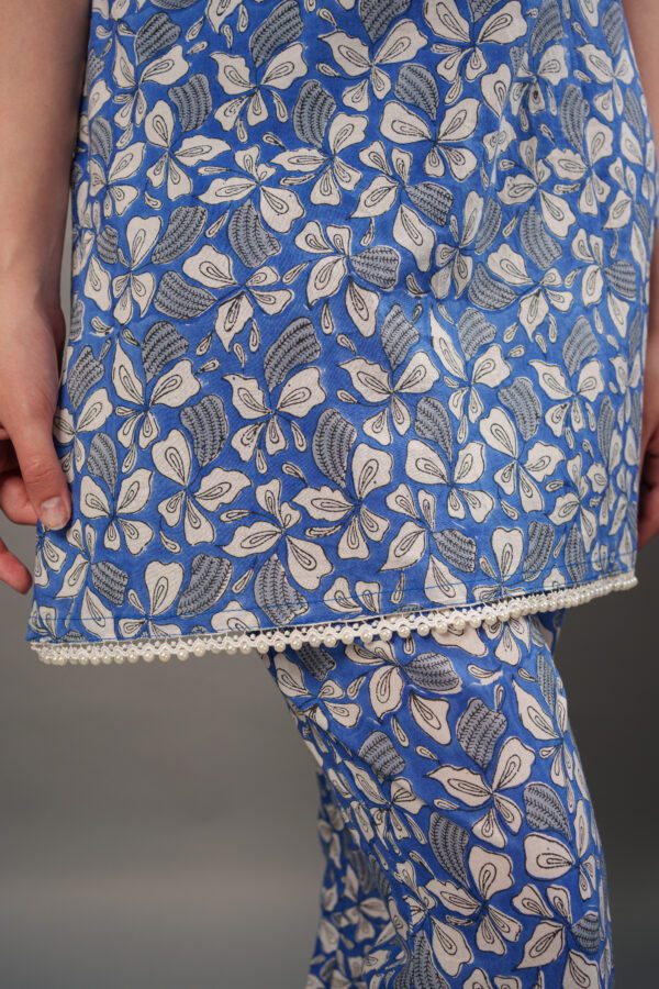 sapphire set kurta lace lining