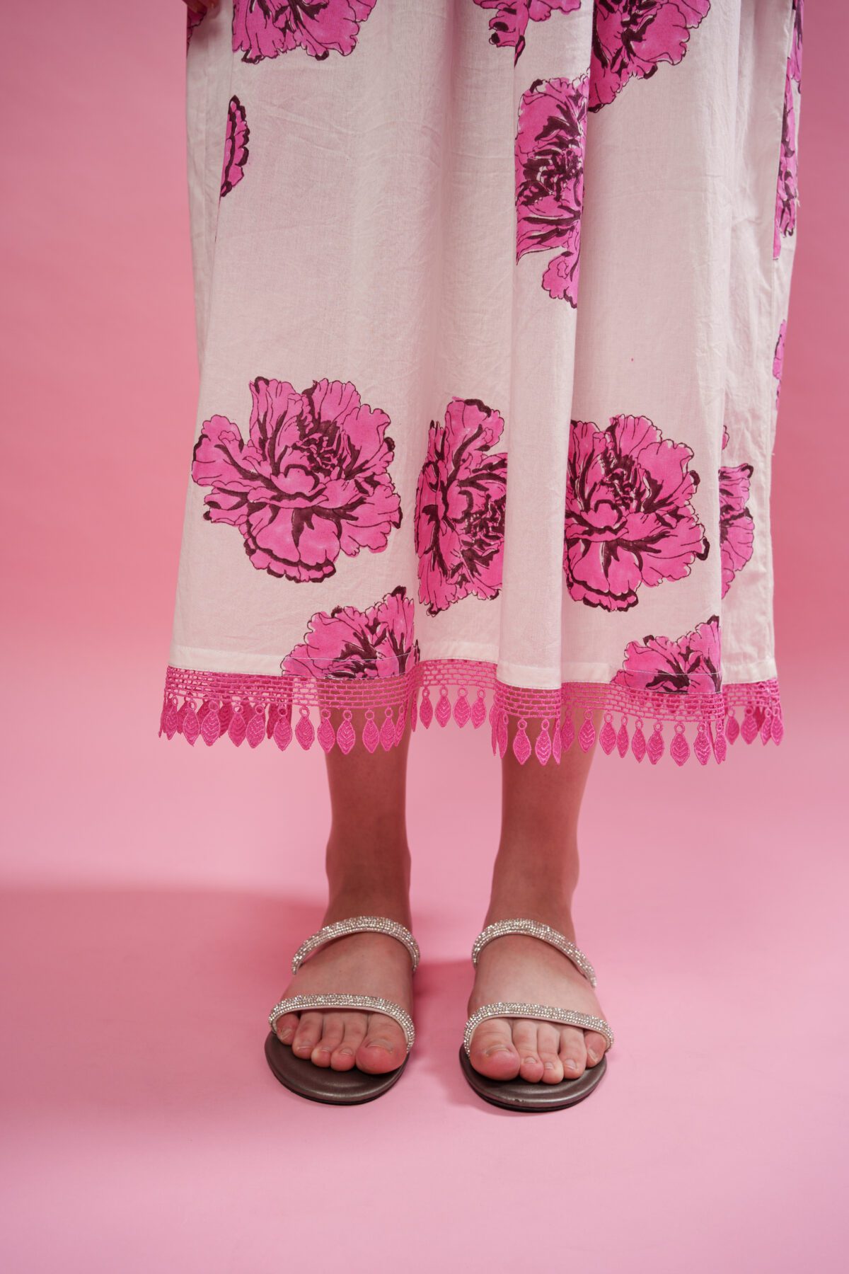 Rosina Dress lace details
