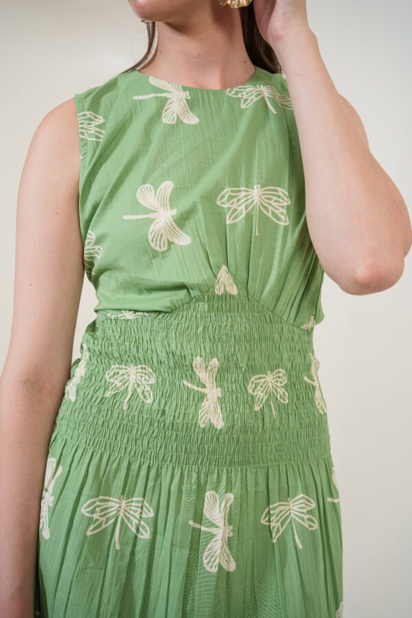 firefly dress, smocked waist