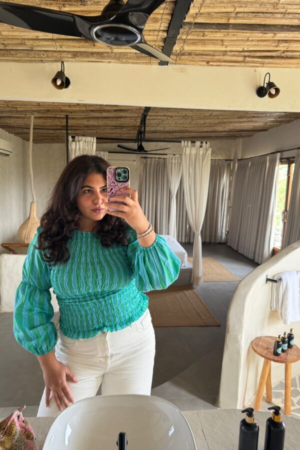 Bakhiya's Ocean Bloom Top