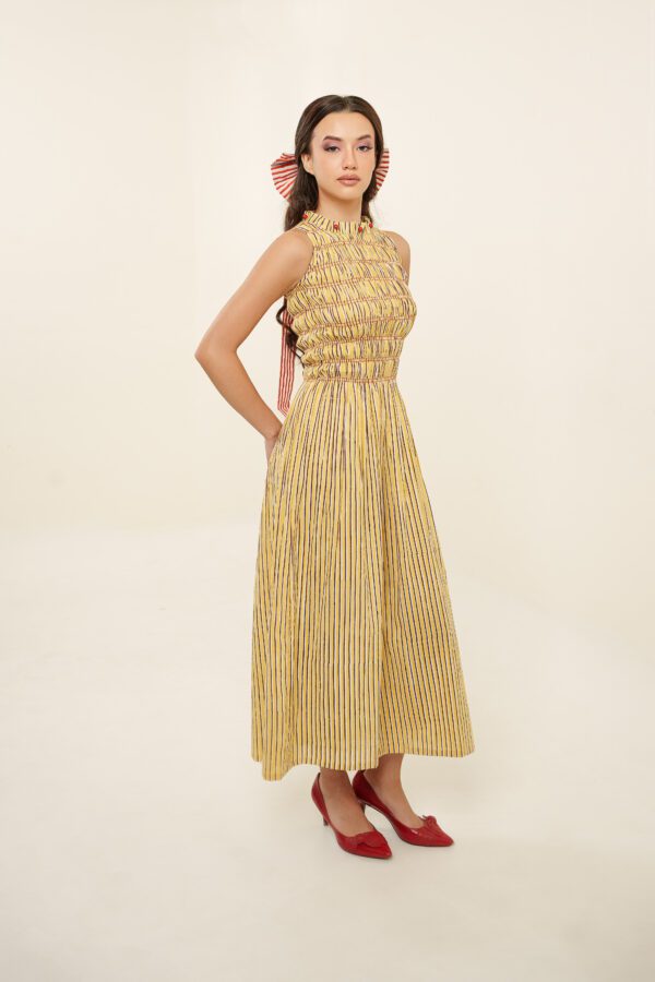 Taarini Dress model turned right